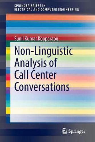 Cover image for Non-Linguistic Analysis of Call Center Conversations