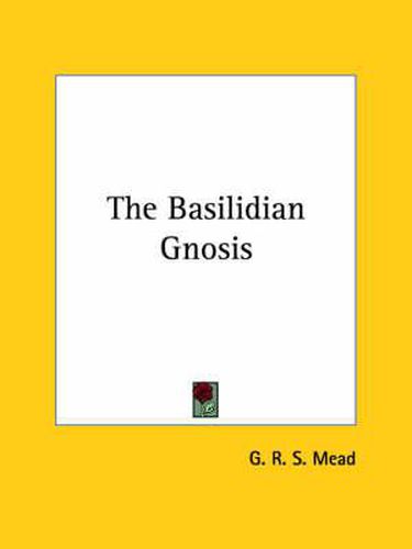 Cover image for The Basilidian Gnosis