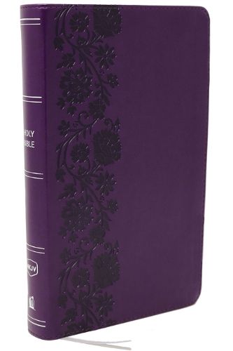 Cover image for NKJV Giant Print End-of-Verse Reference Bible, Purple Leathersoft, Red Letter, Comfort Print