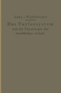 Cover image for Taylorsystem Und Physiologie Der Beruflichen Arbeit