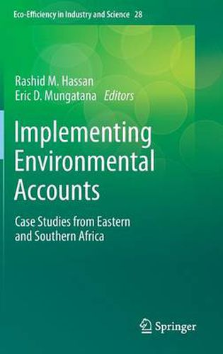 Cover image for Implementing Environmental Accounts: Case Studies from Eastern and Southern Africa