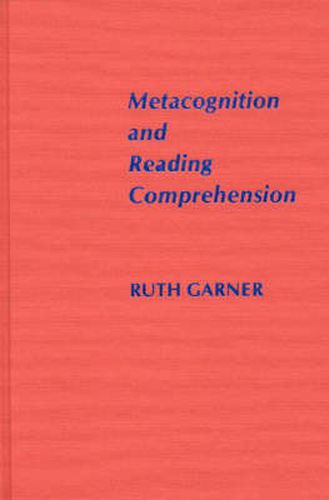 Cover image for Metacognition and Reading Comprehension