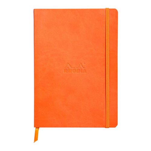 Cover image for Rhodiarama - Notebook - Softcover - A5 - Ruled - Tangerine