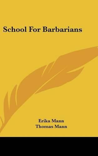 Cover image for School for Barbarians