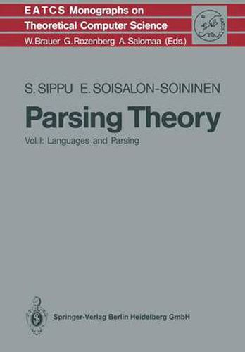 Cover image for Parsing Theory: Volume I Languages and Parsing