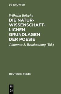 Cover image for Die naturwissenschaftlichen Grundlagen der Poesie