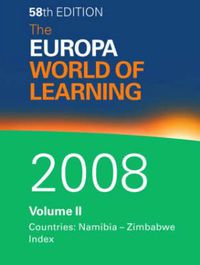 Cover image for The Europa World of Learning 2008 Volume 2