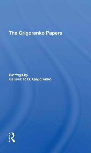 Cover image for The Grigorenko Papers/h