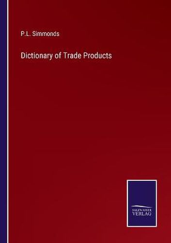 Cover image for Dictionary of Trade Products
