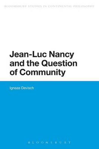 Jean-Luc Nancy and the Question of Community