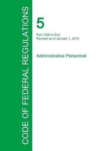 Cover image for Code of Federal Regulations Title 5, Volume 3, January 1, 2015