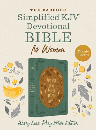 Cover image for Barbour SKJV Devotional Bible for Women: Worry Less, Pray More