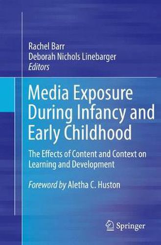 Media Exposure During Infancy and Early Childhood: The Effects of Content and Context on Learning and Development