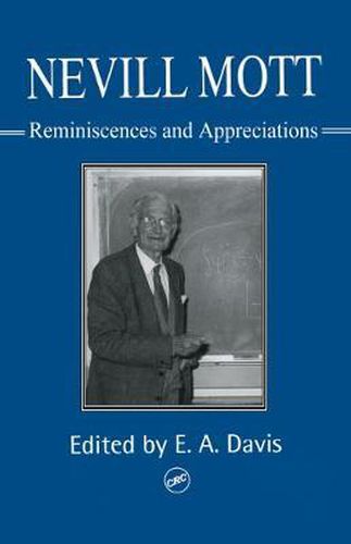 Cover image for Nevill Mott: Reminiscences and Appreciations