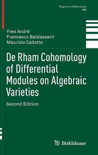 Cover image for De Rham Cohomology of Differential Modules on Algebraic Varieties