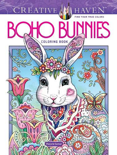 Cover image for Creative Haven Boho Bunnies Coloring Book