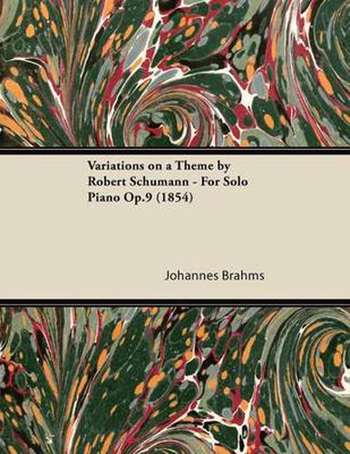 Cover image for Variations on a Theme by Robert Schumann - For Solo Piano Op.9 (1854)