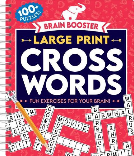 Cover image for Brain Booster: Large Print Crosswords