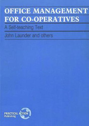 Cover image for Office Management for Co-operatives: A self teaching text