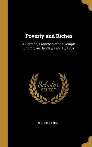 Cover image for Poverty and Riches