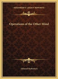 Cover image for Operations of the Other Mind