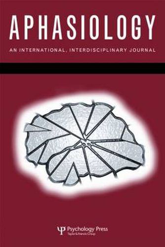 Cover image for A Tribute to the Quintessential Researcher, Clinician, and Mentor: Audrey Holland: A Special Issue of Aphasiology