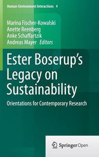 Cover image for Ester Boserup's Legacy on Sustainability: Orientations for Contemporary Research