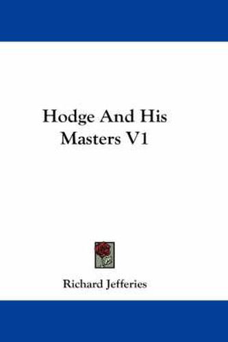 Cover image for Hodge and His Masters V1