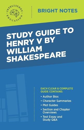 Cover image for Study Guide to Henry V by William Shakespeare