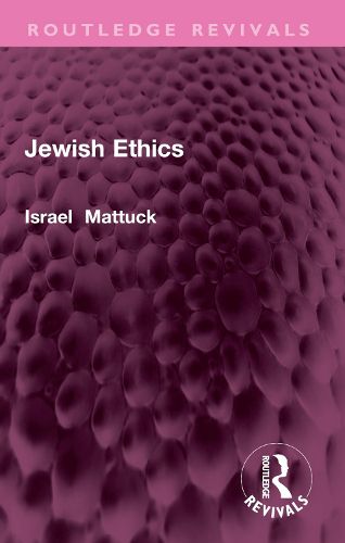 Cover image for Jewish Ethics