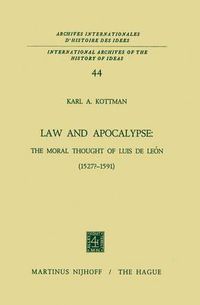 Cover image for Law and Apocalypse: The Moral Thought of Luis De Leon (1527?-1591)