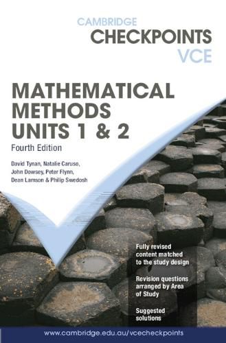 Cambridge Checkpoints VCE Mathematical Methods Units 1&2