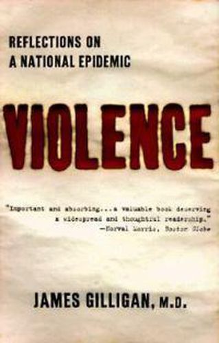 Cover image for Violence: Reflections on a National Epidemic