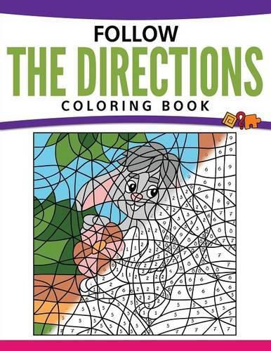 Cover image for Follow The Directions Coloring Book