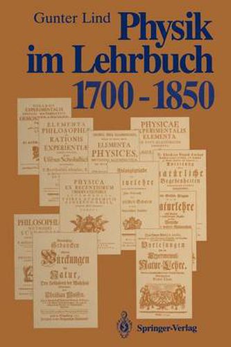 Cover image for Physik Im Lehrbuch 1700-1850