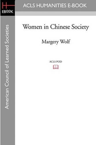 Cover image for Women in Chinese Society