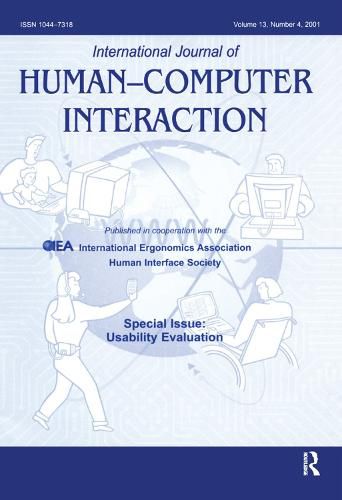 Cover image for Usability Evaluation: A Special Issue of the International Journal of Human-Computer Interaction