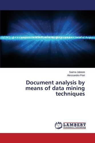 Cover image for Document analysis by means of data mining techniques