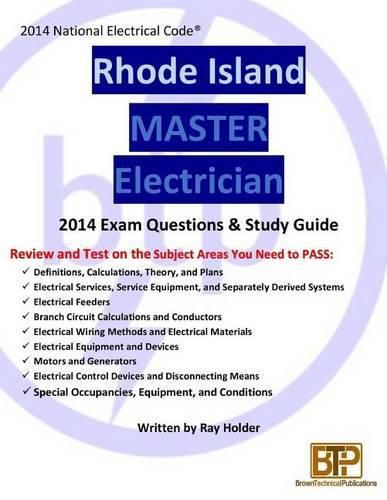 Cover image for Rhode Island 2014 Master Electrician Study Guide