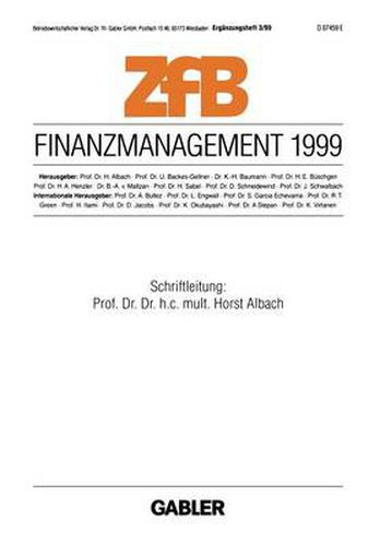 Finanzmanagement 1999