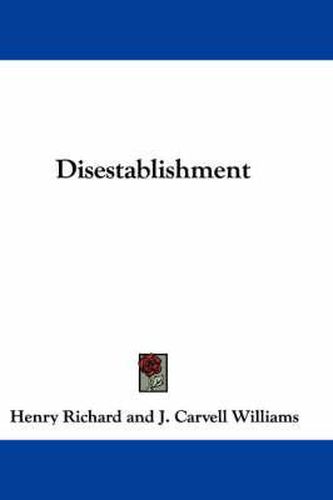 Cover image for Disestablishment
