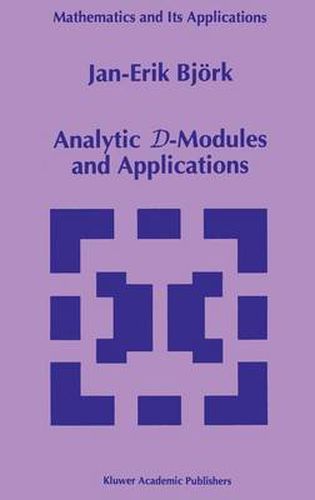 Cover image for Analytic D-Modules and Applications