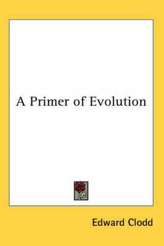 Cover image for A Primer of Evolution