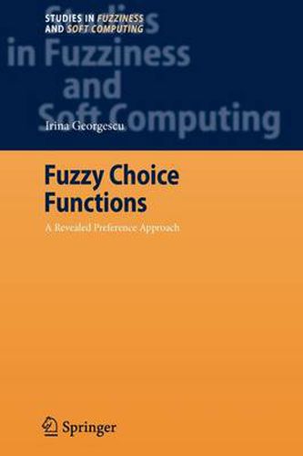 Fuzzy Choice Functions: A Revealed Preference Approach