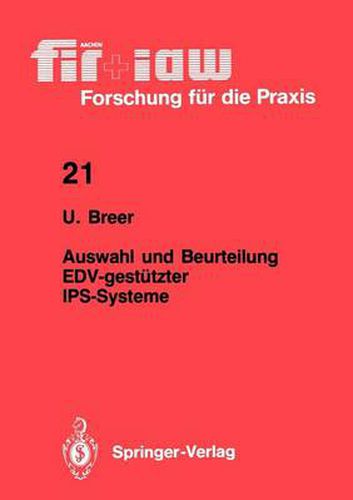Cover image for Auswahl und Beurteilung EDV-gestutzter IPS-Systeme