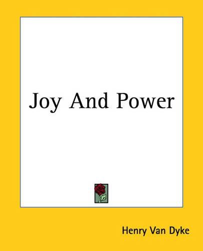 Cover image for Joy And Power