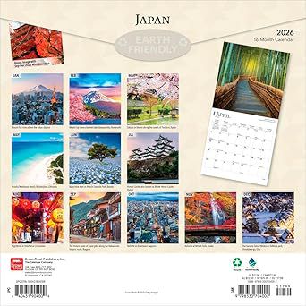 Japan 2026 Wall Calendar 