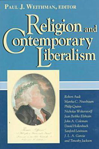 Cover image for Religion and Contemporary Liberalism