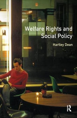 Cover image for Welfare Rights and Social Policy