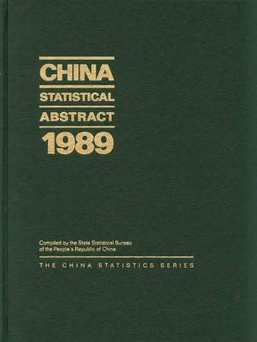 Cover image for China Statistical Abstract 1989